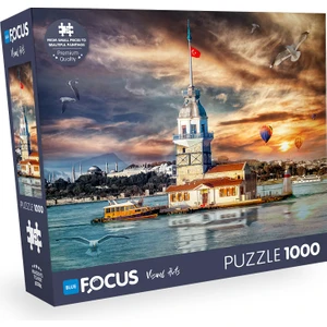 Blue Focus 1000 Parça Puzzle - Maıden's Tower (Kız Kulesi)