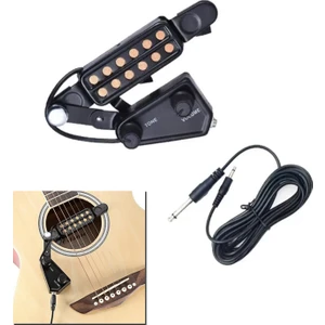 Me-50 Portatif Gitar Mikrofonu Gitar Manyetiği Volüm ve Ton Kontrollü