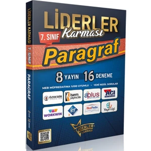Liderler Karması 7. Sınıf Paragraf Denemeleri 8 Yayın 16 Deneme