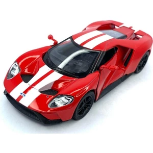 HEPSILAZIM2017 Ford Gt (Şeritli) Çek Bırak 5inch. Lisanslı Model Araba, Oyuncak Araba 1:38