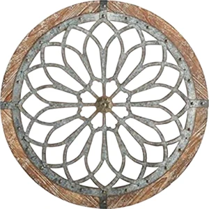 Yuvarlak I - Metal Dekoratif Madalyonları, Icı I Kahvesi (Yurt Dışından)