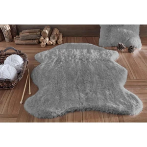 Kürk Post Halı 100X140 Gri