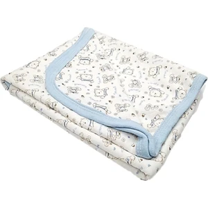 Çil Özlem Bebe Bebek Tek Kat Kapitone Battaniye Kundak 80X90 cm