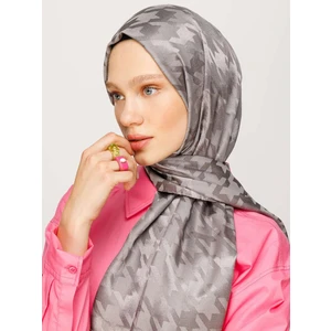 Kazayağı Desen Parlak Jakar Şal