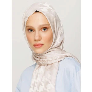 Kazayağı Desen Parlak Jakar Şal