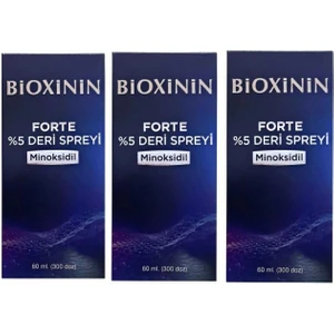 Bioxini n Forte 5 Deri Spreyi 60 Ml 3 Adet Yeni Ambalaj