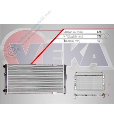 Su Radyatoru Mekan k Volkswagen Polo Class c 6kv2 1.6 A T