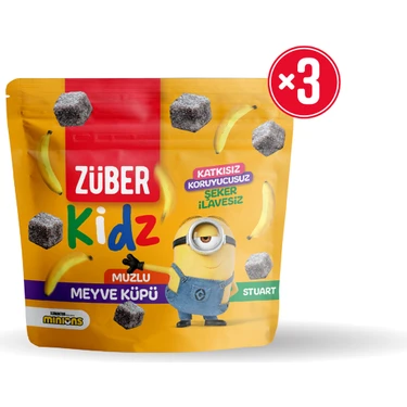 Züber Kidz Meyve Küpü Muzlu 49G x 3