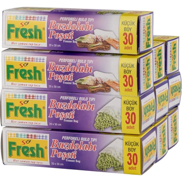 Sa Fresh Küçük Boy Buzdolabı Poşeti 30'lu 10