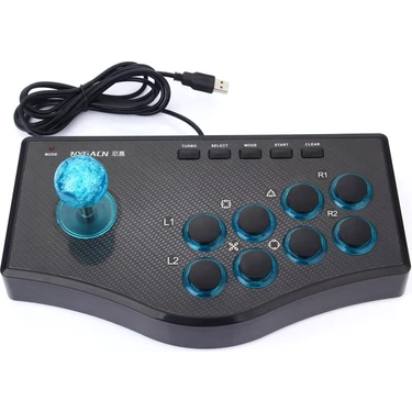 Sunshinee Kablolu Oyun Denetleyicisi Oyun Rocker USB Arcade Joystick Ps3 Bilgisayar Pc Gamepad Oyun