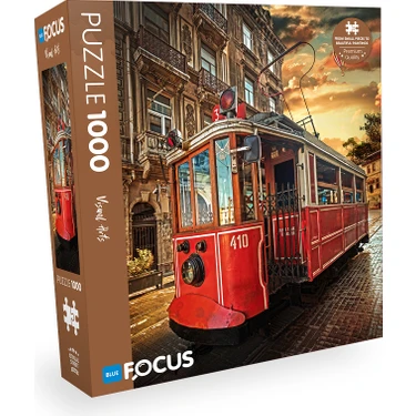 Blue Focus 1000 Parça Puzzle - Istiklal Street (Istiklal Fiyatı