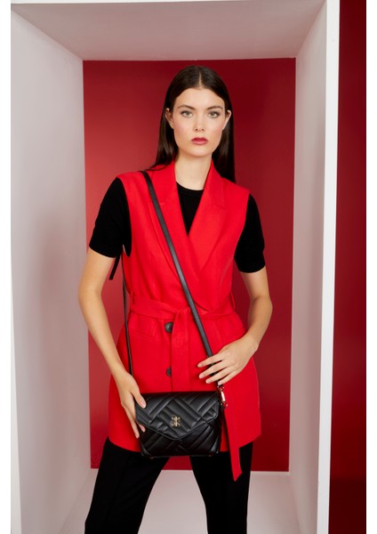 Kadın Siyah Çapraz Çanta 05PO22K1621-LSAK S