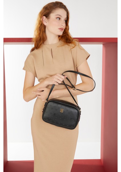 Kadın Floater Siyah Çapraz Çanta 05PO22Y1538