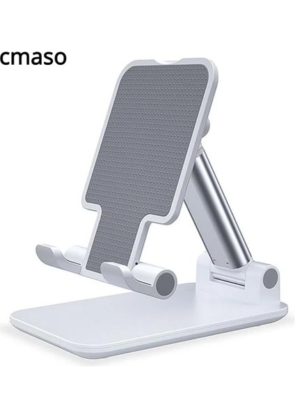 Siyah Renk Stili Cmaos Metal Masaüstü Tablet Tutucu Masa Hücre Katlanabilir Uzatmak Destek Masası Cep Telefonu Tutucu iPhone iPad Için Standı Ayarlanabilir (Yurt Dışından)