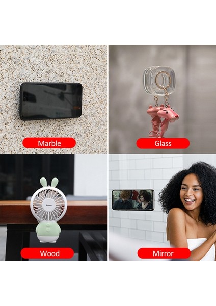 No.5 Tarzı Evrensel Sihirli Nano Etiket Telefon Standı Her Yerde Sonrası Duvar Cam Araba Ahşap Telefon Tutacağı Iphone'a Takım Elbisesamsung Güçlü Viskozite (Yurt Dışından) fırsatları