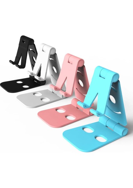 B-Altın Tarzı Taşınabilir Mini Cep Telefonu Tutucu Katlanabilir Masa Standı Tutucu iPhone Andorid Telefon Için 4 Derece Ayarlanabilir Evrensel (Yurt Dışından) modelleri