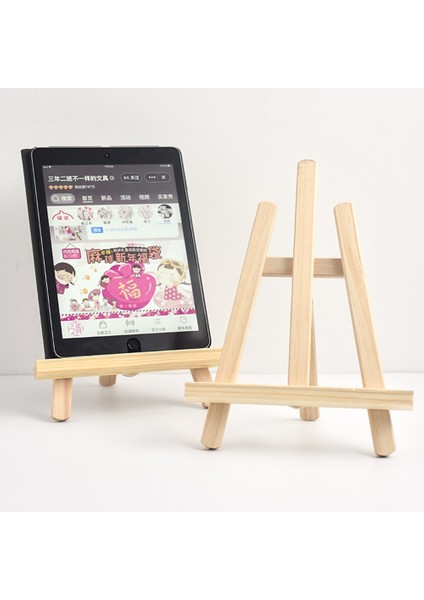 Küçük Stil Çok Fonksiyonlu Masif Ahşap Telefon Tutucu Masaüstü Cep Telefonu Tablet Için Ahşap Braket iPad Standı Kitap Montaj Mini Boyama Çerçevesi (Yurt Dışından) fiyatları