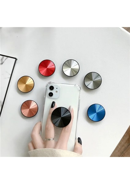 Gül Tarzı Evrensel Parmak Kavrama Tutacağı Akıllı Telefon Cd'si Için Esnek Stand Parmak Yüzük Braketi Metal Yüzeyi Genişleyen Telefon Tutacağı Tutun (Yurt Dışından) fırsatları