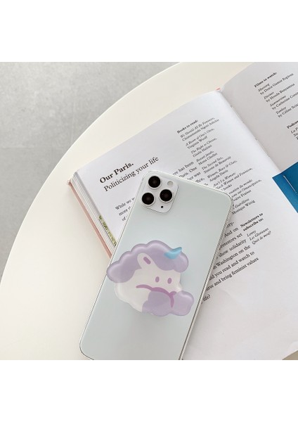 A8 Stili Evrensel Sevimli Ins Ayı Tavşan Düzensiz Katlanabilir Stand Tutucu iPhone Redmi Huawei Samsung Için Cep Telefonu Braketini Genişletiyor (Yurt Dışından) indirimleri