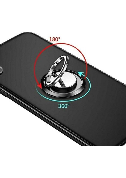 Siyah Bir Stil Lüks Dönebilen Parmak Yüzük Cep Telefonu Tutucu Evrensel Araba Için Kavrama Standı Manyetik Montaj Telefon Arka Sticker Pad Braketi (Yurt Dışından) modelleri