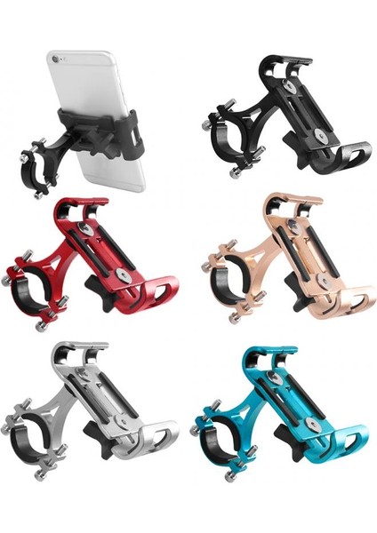 Siyah Stil Bisiklet Cep Telefonu Tutucu Telefon Tutucu Motosiklet Metal 360 Derece Dönebilen Dağ Bisikleti Gidon Telefon Navigasyon Desteği (Yurt Dışından) fırsatları