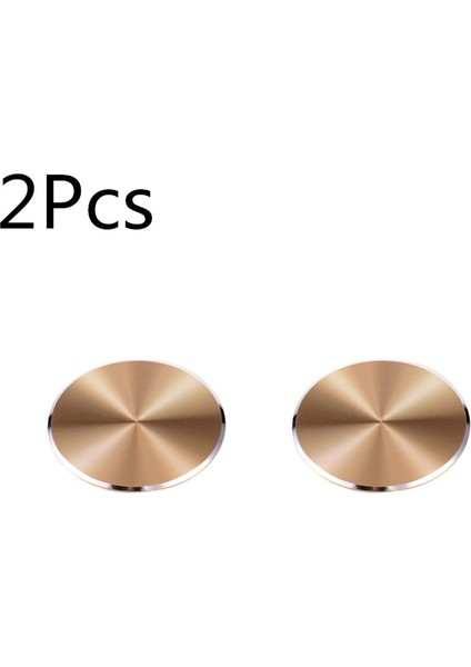 Altın 2 Adet Tarzı Kaplama Demir Çıkartmalar Mıknatıs Telefon Tutucu Için Evrensel Metal Plaka Montaj Mıknatısı Için Araç Tutucu Demir Levhalar iPhone x 7 Için (Yurt Dışından)
