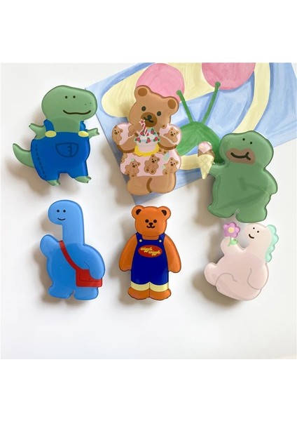 No.4 Tarzı Lüks Evrensel Sevimli Epoksi Ayı Telefon Soketi Cep Telefonu Aksesuarları Cep Telefonu Tutucu Cep Telefonu Zil Braketi Soketi (Yurt Dışından) fırsatları