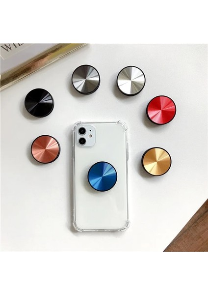 No.6 Tarzı CD Desenli Metal Yüzeyli Telefon Genişleyen Soket Standı Akıllı Telefonlar Için Tutacağı Parmak Tutacağı Tüm Telefonlar Için Telefon Soketi Tutacağı (Yurt Dışından) modelleri