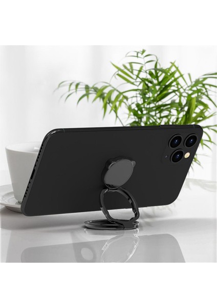 Kara Ayı Stili 360 Döndürülebilir Katlanabilir Cep Telefonu Standı Geri Ultra Tonlu Zil Tutacağı Masa Için Sevimli Taşınabilir Metal Parmak Kickstand (Yurt Dışından) modelleri
