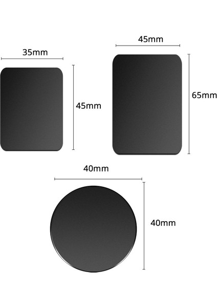 5 Adet Gümüş 35X45MM Stili Manyetik Araç Telefonu Tutucu Için Yapışkanlı Demir Plakalı Yeni Metal Plaka Mıknatıs Telefon Standı Için Dairesel Kare Demir Levhalar Standı (Yurt Dışından) indirimleri