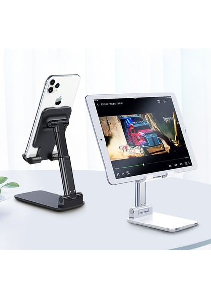 Gümüş Tarzı Cep Telefonu Tutucu Standı Ayarlanabilir Tablet Standı IPhone IPad Için Masaüstü Tutucu Dağı (Yurt Dışından) fiyatları