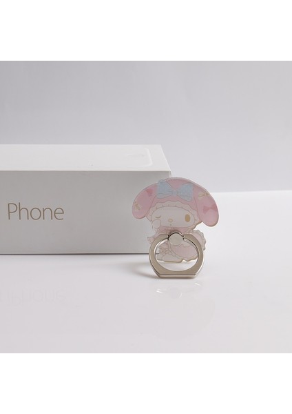 No.3 Tarzı Melody Twins Star Cep Telefonu Tutacağı Evrensel Telefon Zil Tutacağı Telefon Standı Parmak Yüzük Tutacağı Masalar iPhone Için Destek (Yurt Dışından)