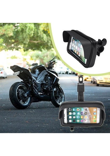 6.3 Inç Gidon Stili 6. Bisiklet Bisiklet Telefon Tutucu Çanta Kılıf Su Geçirmez Mtb Motosiklet Montaj Desteği Kılıfı Android Ios Telefon Standı Için Gps Tutucu (Yurt Dışından) indirimleri