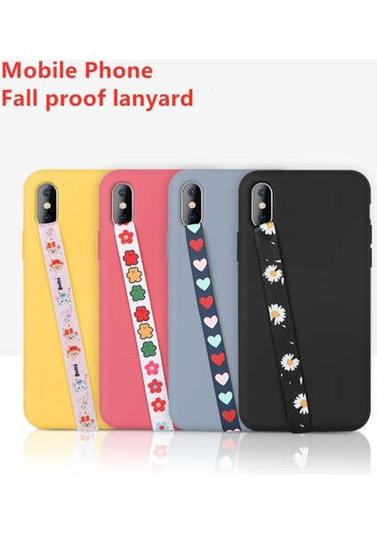 Bir Stil Cep Telefonu Elastik Bandaj Bileklik Parmak Tutucu Telefon Ipi Pu Deri Kavrama Tek El Kaymaz Karikatür Telefon Tutucu Askı (Yurt Dışından)