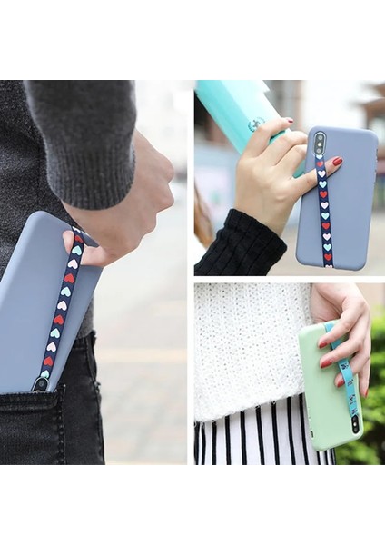 Bir Stil Cep Telefonu Elastik Bandaj Bileklik Parmak Tutucu Telefon Ipi Pu Deri Kavrama Tek El Kaymaz Karikatür Telefon Tutucu Askı (Yurt Dışından)