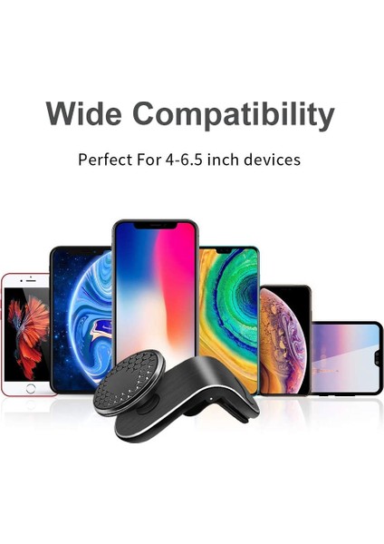 Gümüş Tarzı Untoom Manyetik Araç Telefonu Tutucu Evrensel Mıknatıs Hava Firar Montajı Araçta Cep Telefonu Tutucu iPhone 11 Pro Max Samsung Için Stand (Yurt Dışından) fırsatları
