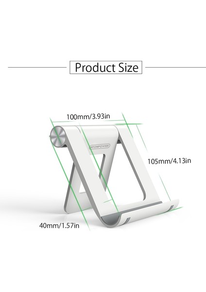 Siyah Stil Ntonpower Telefon Standı Tutucu iPhone 8x7 Tablet Standı 360 Derece Ayarlanabilir Cep Telefonu Tutucu Katlanabilir Masa Telefon Tutucu (Yurt Dışından) modelleri