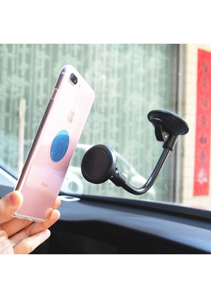 Uzun Yuvarlak Stil Manyetik Araç Tutacağı Mıknatıs Araç Telefonu Tutacağı Dönebilen Manyetik Araç Telefonu Tutacağı Stand Montaj Ekranı Evrensel Gps Desteği (Yurt Dışından) fırsatları