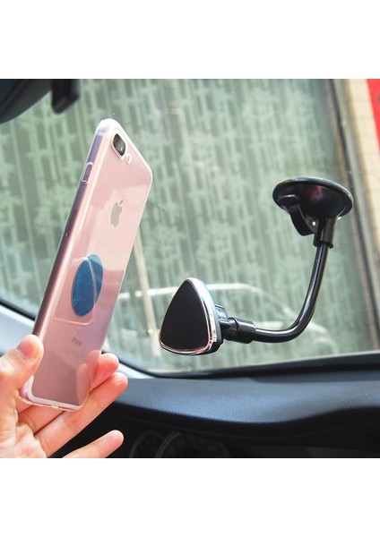 Uzun Yuvarlak Stil Manyetik Araç Tutacağı Mıknatıs Araç Telefonu Tutacağı Dönebilen Manyetik Araç Telefonu Tutacağı Stand Montaj Ekranı Evrensel Gps Desteği (Yurt Dışından) indirimleri