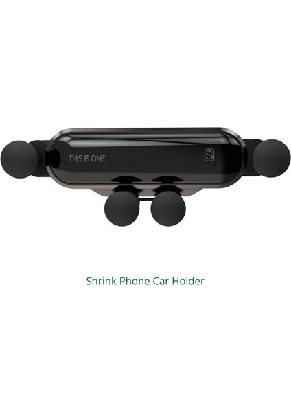 Siyah Stil Bonola Telescoone Araç Tutacağı Yerçekimi Bağlantısı Kullanışlı Araç Telefonu Tutacağı Küçük Cep Telefonu Navigasyon Arabada Standı (Yurt Dışından)