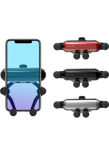 Siyah Stil Bonola Telescoone Araç Tutacağı Yerçekimi Bağlantısı Kullanışlı Araç Telefonu Tutacağı Küçük Cep Telefonu Navigasyon Arabada Standı (Yurt Dışından) modelleri