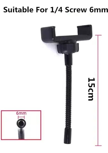 3 Stili Yazın Esnek Hortum Kol Cep Telefonu Klip Tutucu LED Selfie Halka Lamba Değiştirme Kiti 360 Derece Montaj Cep Telefonu Tutucu Kelepçe (Yurt Dışından)