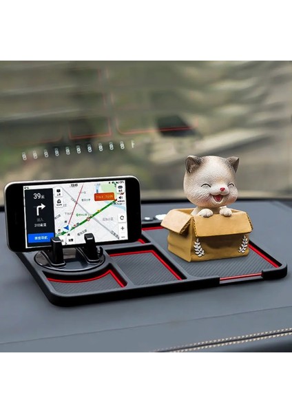 Mavi Stil Çok Fonksiyonlu Araba Kaymaz Mat Oto Telefon Tutacağı Kaymaz Yapışkan Anti Slide Dash Telefon Montajı Silikon Pano Araba Pad Mat (Yurt Dışından) fiyatları