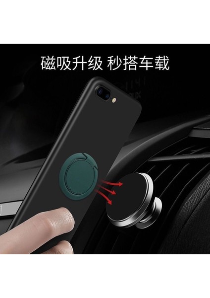 Koyu Yeşil Stil Son Derece Ince Lüks Metal Cep Telefonu Soket Tutucu Evrensel Telefon Manyetik Araba Braketi Aksesuarları Parmak Yüzük Standı (Yurt Dışından) fırsatları
