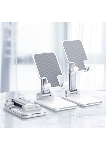 Siyah Stil Evrensel Masaüstü Cep Telefonu Tutucu IPhone IPad Ayarlanabilir Tablet Için Standı Katlanabilir Masa Cep Telefonu Masa Standı Tutucu (Yurt Dışından) fırsatları