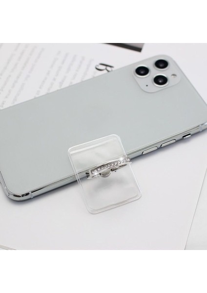 A21-KARE Stili Cep Telefonu Zil Tutacağı Telefon Hücresel Destek Aksesuarları Telefon Parmak Standı Tutacağı Soket Telefon Cep Telefonları Için Iphone (Yurt Dışından)