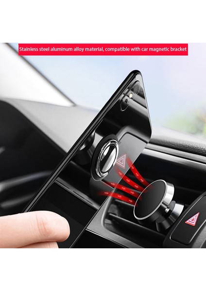 Kırmızı Stil Cep Telefonu Zil Tutacağı Stand Parmak Gr° Derece Döndürme Kickstand Uyumlu Telefonlar (Yurt Dışından) indirimleri