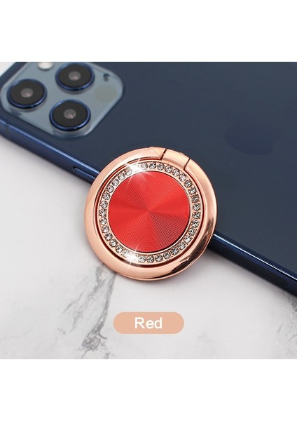 Kırmızı Stil Lüks Metal Cep Telefonu Soket Tutucu Evrensel 360 Derece Döndürme Parmak Yüzük Tutucu IPHONE12 Pro Max Martphone Için Manyetik (Yurt Dışından) fiyatları