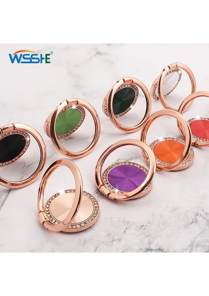 Kırmızı Stil Lüks Metal Cep Telefonu Soket Tutucu Evrensel 360 Derece Döndürme Parmak Yüzük Tutucu IPHONE12 Pro Max Martphone Için Manyetik (Yurt Dışından) fırsatları