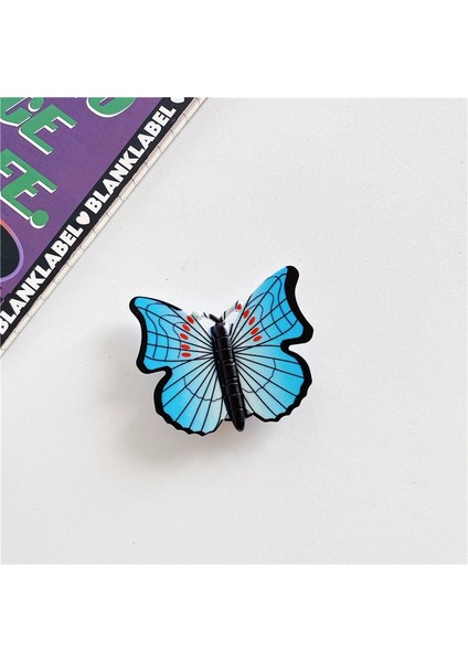 Stil 4 Stil Güzel Kelebek Genişleyen Telefon Standı Kavrama Parmak Rring Desteği iPhone 11 Için Düşme Karşıtı Yuvarlak Katlanabilir Cep Telefonu Tutucu (Yurt Dışından)